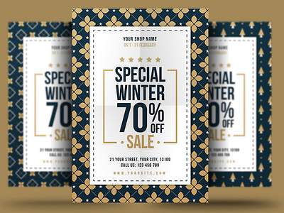 Winter Sale Flyer black friday christmas discount flyer offers poster psd sale sale flyer snow special offers store store flyer template winter winter flyer winter holiday winter poster winter sale winter sale flyer