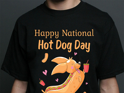 hot dog business design illustration minimallogo professionallogo teespring tshirt typography