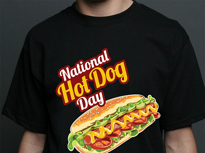 hot dog business customtshirt design logodesign minimallogo tshirt typography