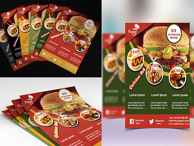 food flyer business card customtshirt design flat flyer illustration logo logodesign tshirt