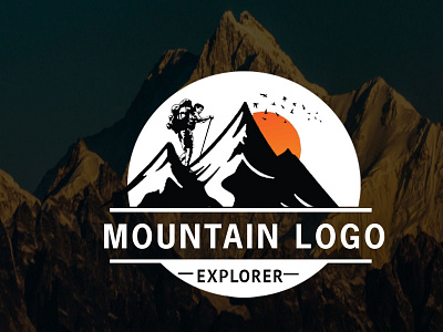 mountain logo branding business busniesscard customlogo customtshirt design free icon ideas logo logodesign logomaker minimallogo professionallogo teespring tshirt typography vector