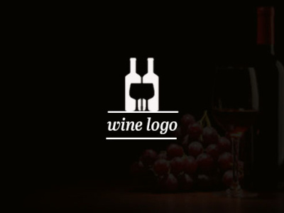 WINE LOGO business design logo logodesign logomaker minimallogo professionallogo teespring typography vector