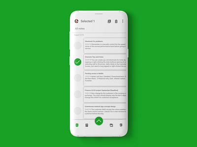 Evernote Android App | Redesign by Thony Dribbble