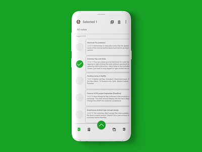 Evernote Android App | Redesign