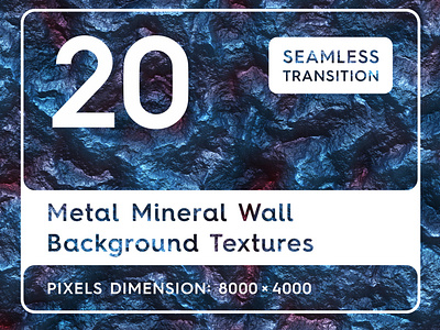 20 Metal Mineral Wall Background Textures