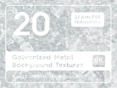 20 Galvanized Metal Background Textures