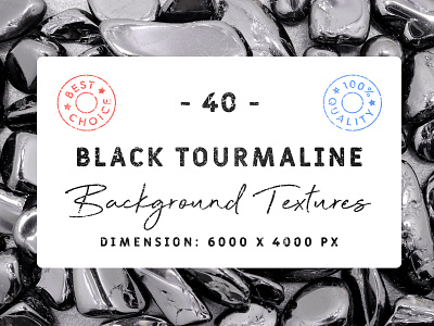 40 Black Tourmaline Background Textures