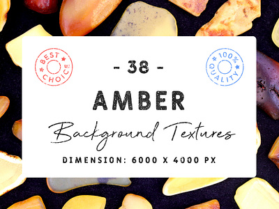 38 Amber Background Textures