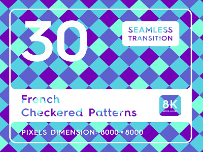 30 French Checkered Patterns fashion