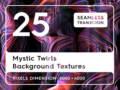 25 Mystic Twirls Background Textures oracular