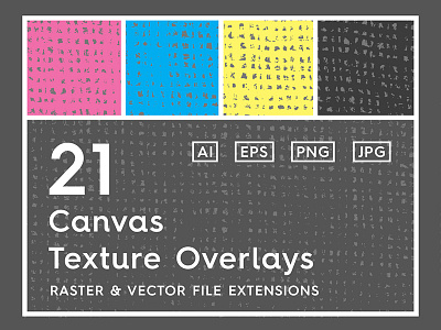 21 Canvas Texture Overlays