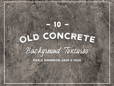 10 Old Concrete Background Textures