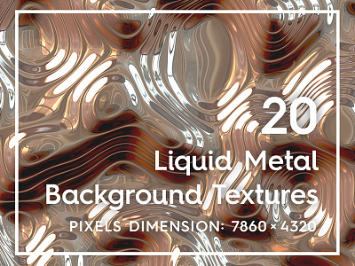 20 Liquid Metal Background Textures abstract background fluid liquid melt metal molten pattern seamless shine tile wave