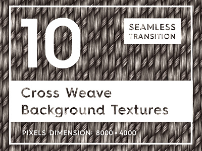 10 Cross Weave Background Textures