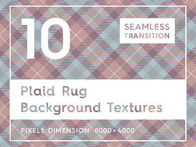 10 Plaid Rug Background Textures