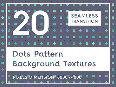 20 Dots Pattern Background Textures