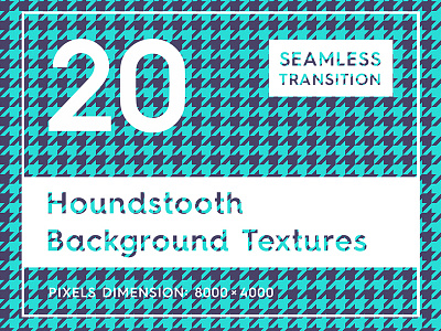 20 Houndstooth Pattern Textures ~