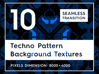 10 Techno Pattern Background Textures background concept futuristic geometric laser light line neon seamless techno technology texture