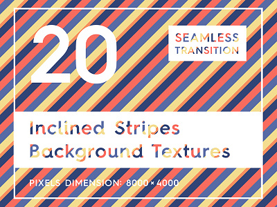 20 Inclined Stripes Background Textures background bevel bias design geometric line oblique seamless sidelong skew slanting texture