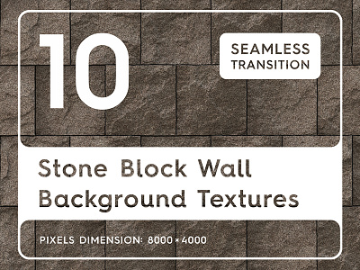 10 Stone Block Wall Background Textures