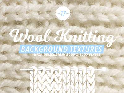 17 Wool Knitting Background Textures