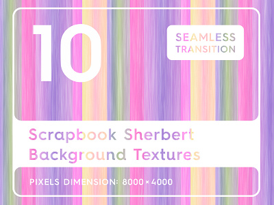 10 Scrapbook Sherbert Background Textures