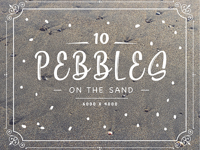 10 Pebbles On The Sand Backgrounds