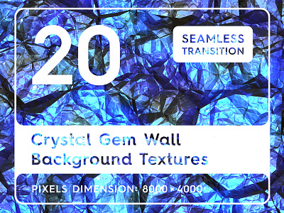 20 Crystal Gem Wall Background Textures