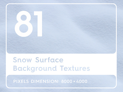 81 Snow Surface Background Textures