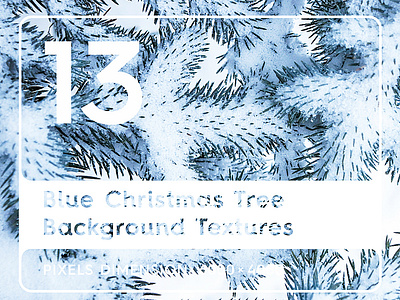 13 Blue Christmas Tree Background Textures