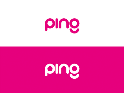 Ping Logo clean logo logodesign minimal typography