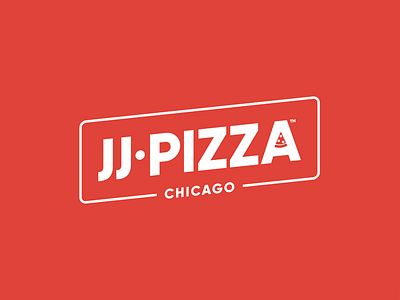 JJ Pizza Logo clean logo logodesign minimal typography