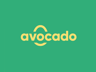 Avocado Logo avocado clean logo logodesign minimal typography