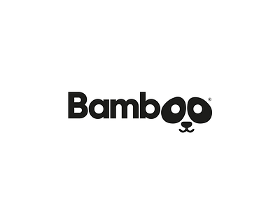 Bamboo Logo bamboo clean logo logodesign minimal panda typography