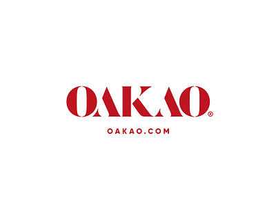 Oakao Clothing Label Logo clean clothinglabel fashion logo logodesign minimal oakao typography