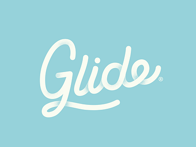 Glide Logo fly glide handwritten logo sky