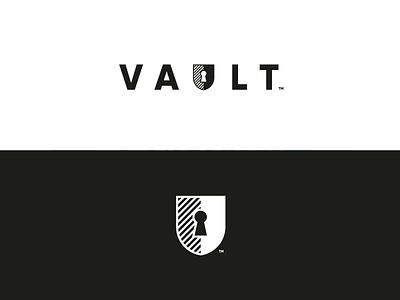 Vault Logo lock logo shield vault