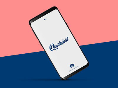 Quickshot Camera App Identity app camera identity logo typography wordmark