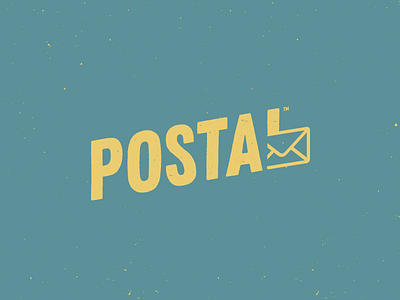 Postal Service Logo letter logo post type