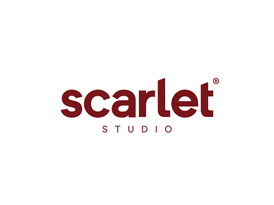 Scarlet Brand Identity Concept brand identity game developer games studio logo logodesign scarlet simple simple clean interface typography wordmark