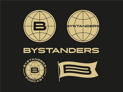 Bystanders logo concept design icon logo logodesign typography