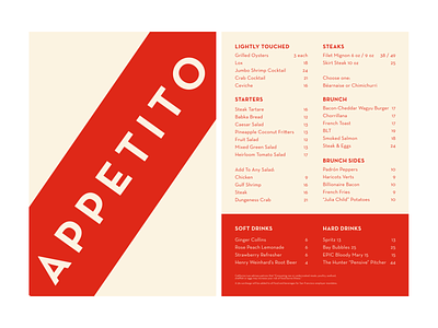 Appetito 03 – Breadsticks graphic design typography visual design