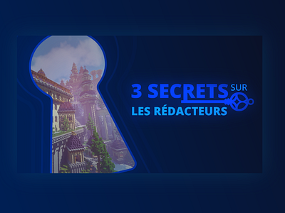 ERISIUM - MINIATURE "3 SECRETS SUR LES REDACTEURS" communication design poster vector