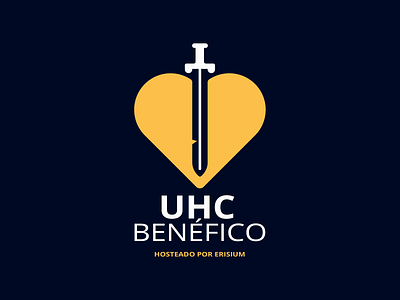 LOGOTYPE - UHC BENEFICO branding design flat logo vecteur vector