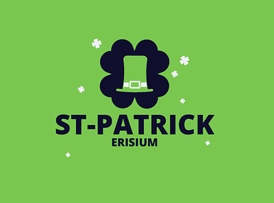 St-Patrick - ERISIUM branding communication design flat logo saint patricks day vecteur vector