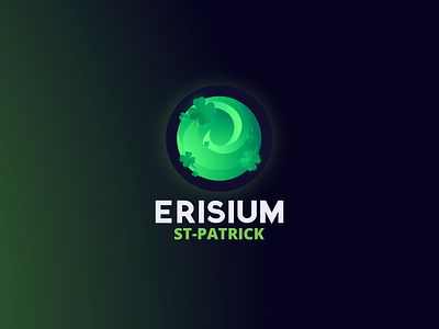 Erisium - Logo St Patrick brand branding flat logo patricks day vecteur vector