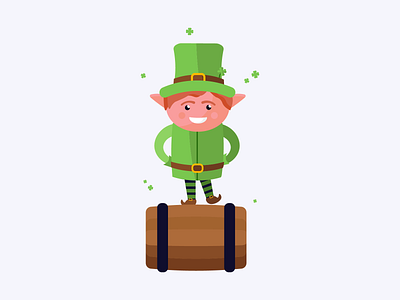 Erisium - Patrick illustration communication flat illustration saint patricks day vecteur vector