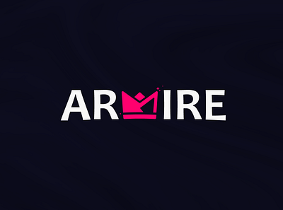 ARMIRE - Streamer brand branding communication flat logo princess stream twitch typography vecteur vector