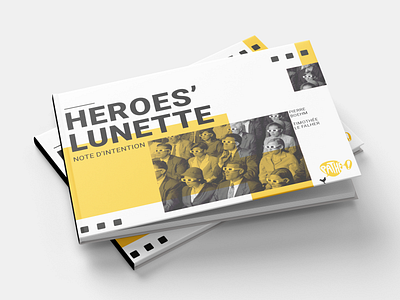 Heroes' Lunette - Study project communication typography vecteur vector