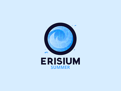 Erisium - Summer branding communication flat logo vecteur vector
